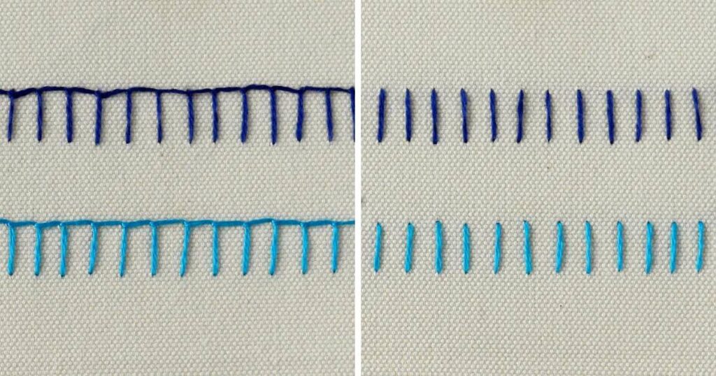 Difference between Blanket and Buttonhole stitches