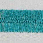 Closed Cretan stitch green small Closed Cretan stitch green small