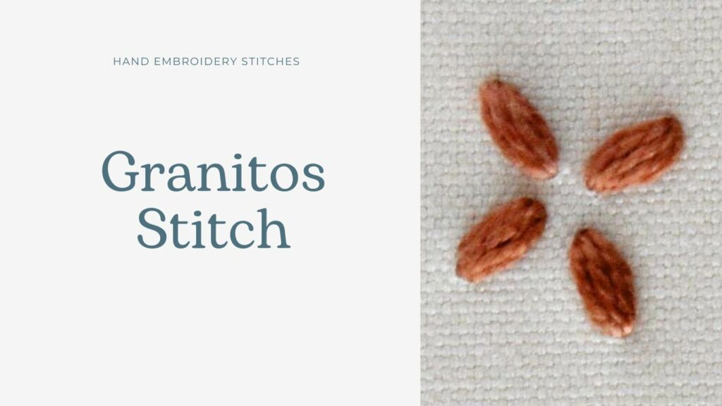 Ricamo a mano Granitos Stitch Tutorial