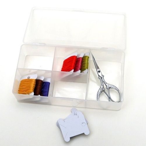 Embroidery floss storage ideas - Small embroidery thread sorting box on Etsy