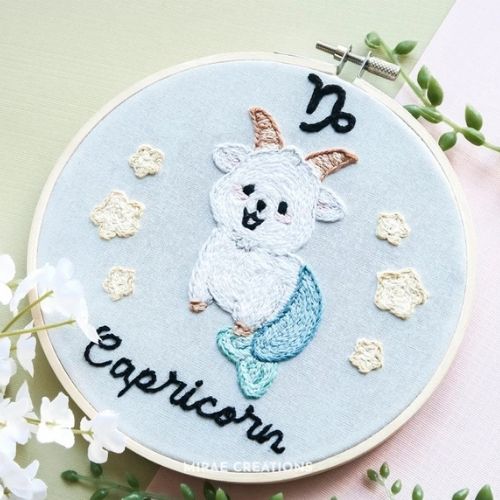 Steinbock-Stickmuster von MiraeCreationsAuf Etsy einkaufen