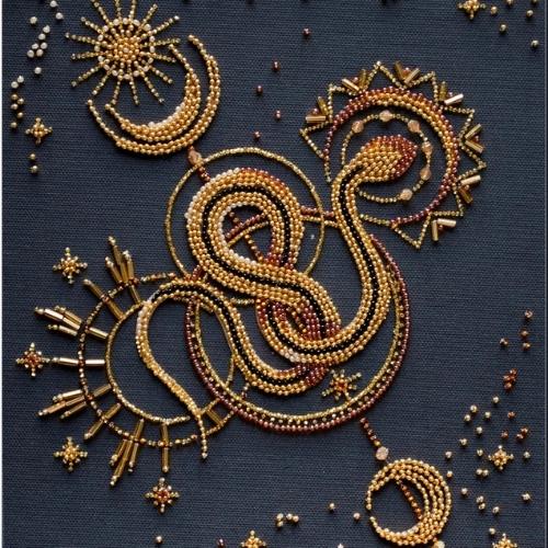 Chinesisches Sternzeichen Schlange Perlenstickset von CraftArtistStudio auf Etsy