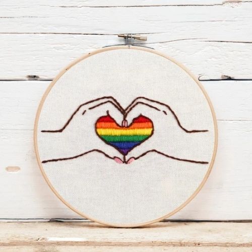 Pride Stickmuster von EcofeministStitches auf Etsy