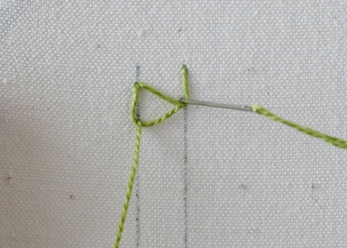 Closed Chain Stitch Step 5