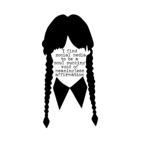 Wednesday Addams quote on Etsy